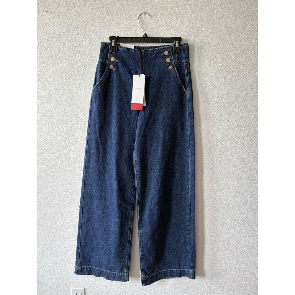 Q2 Premium Denim Jeans Women’s Straight Cut, Stretch, Size USA 6/EUR 4 NWT